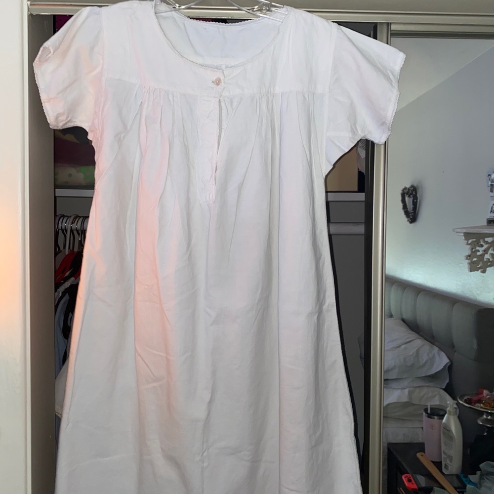 Urban Outfitters Vintage Ruched Linen Dress